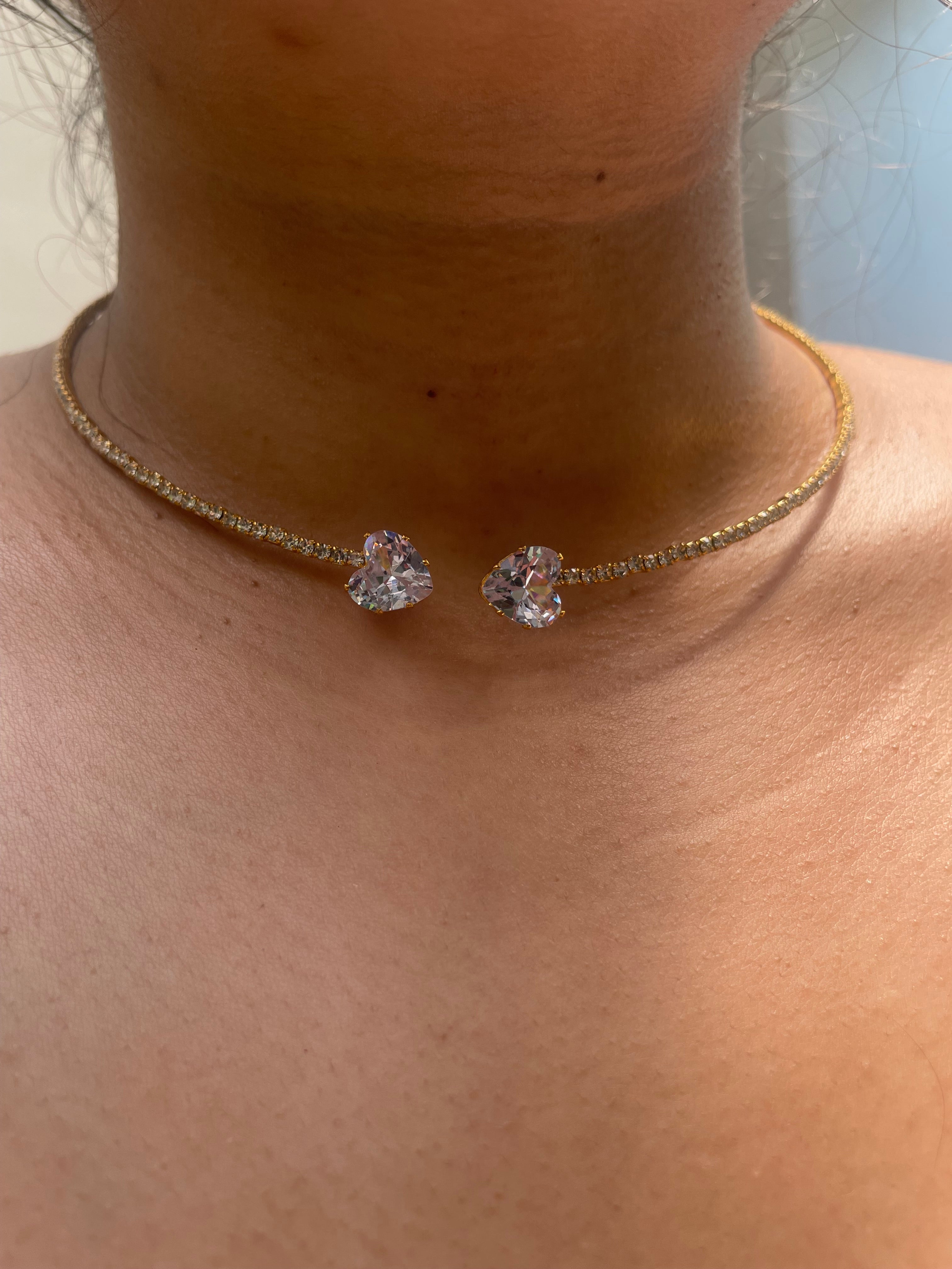 Amour Sculpt Collar Choker | Contemporary Party Wear Jewellery
