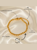 Eternal Love Woven Bracelet & Necklace Set | 18K Gold Plated Stainless Steel | Anti-Tarnish Everyday Luxury