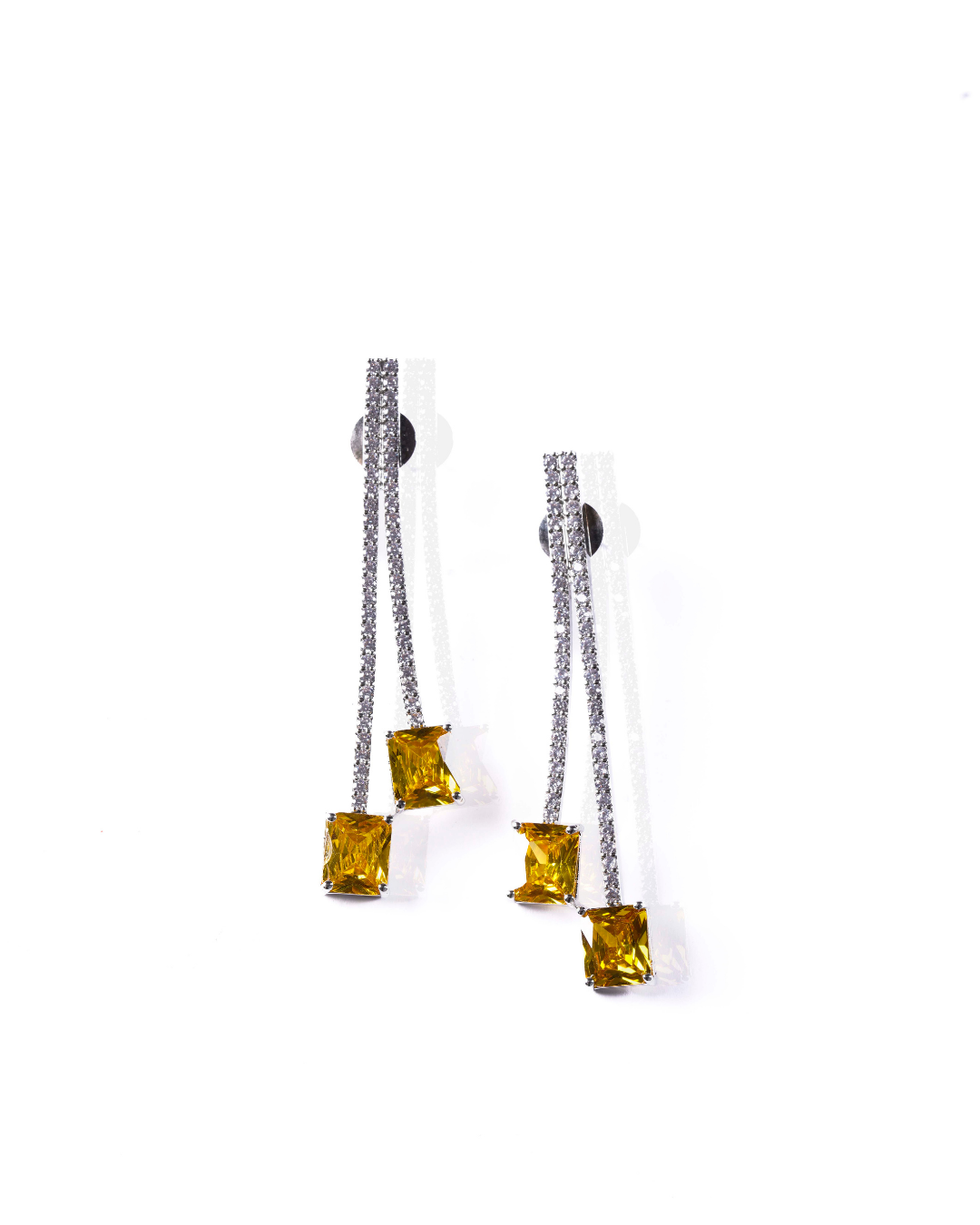 Cocktail Citrine Drop Earrings