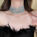 Glam Rhinestone Statement Choker