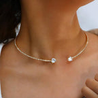 Amour Sculpt Collar Choker | Contemporary Party Wear Jewellery