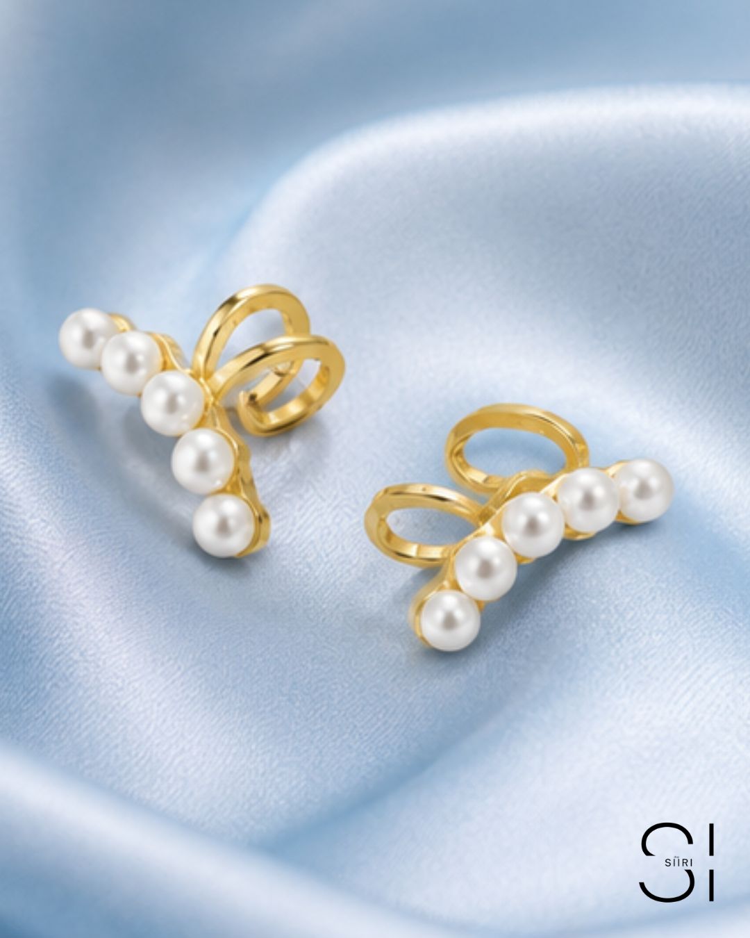 best no piercing classy pearl ear cuffs anti tarnish gold plated