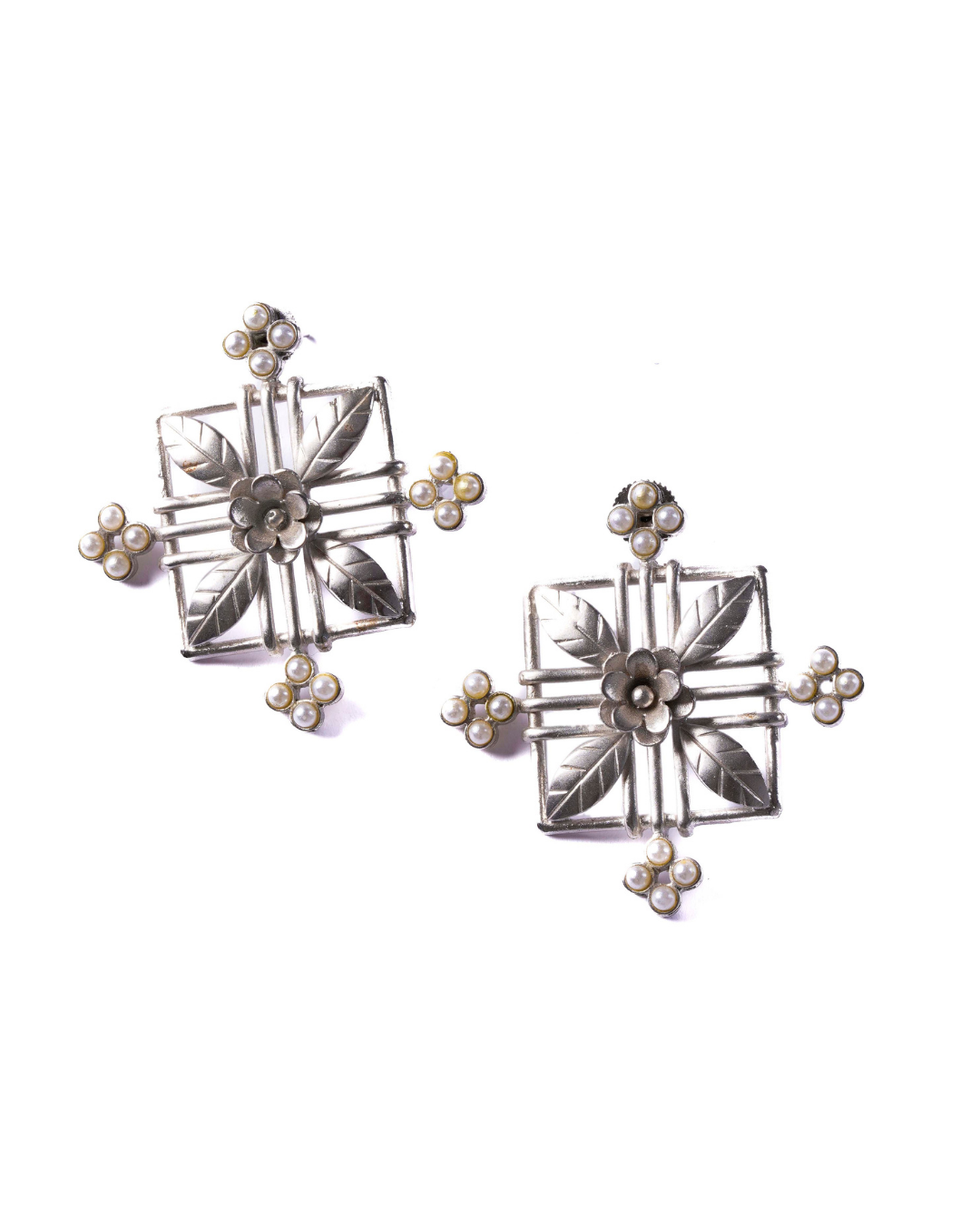 Silver Enclave Earrings