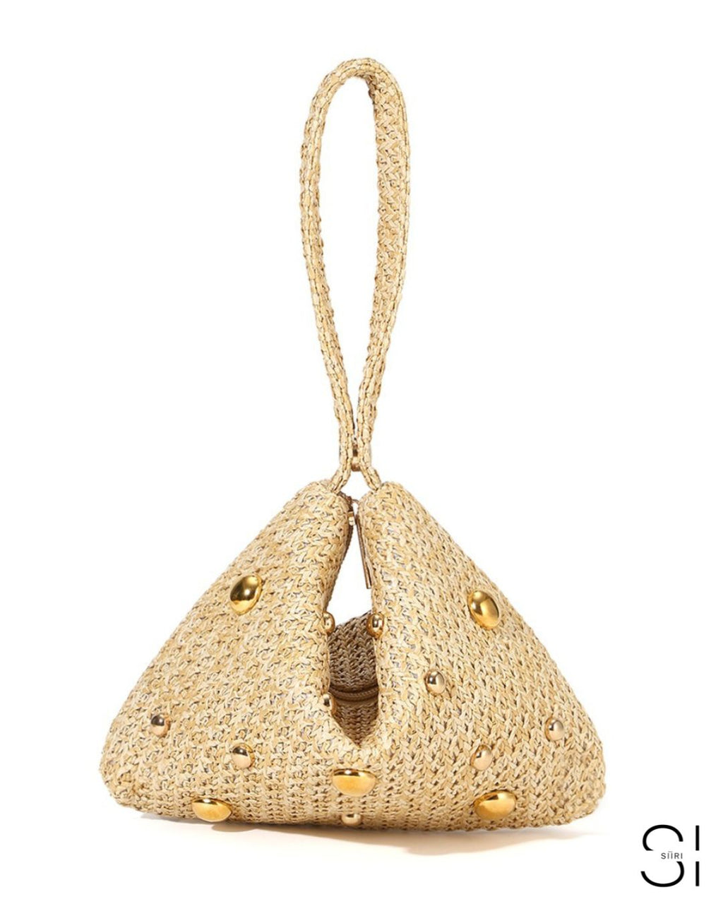 GlamBam Beach Resort Handbag straw wristlet vacation and travel shoulder pouch with premium waterproof pouch packaging included
